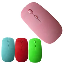 New 2.4GHz Opto-electronic Ultrathin Wireless Optical Mouse 1200DPI USB PC Laptop Computer Gaming Optical Mice Gift QJY99