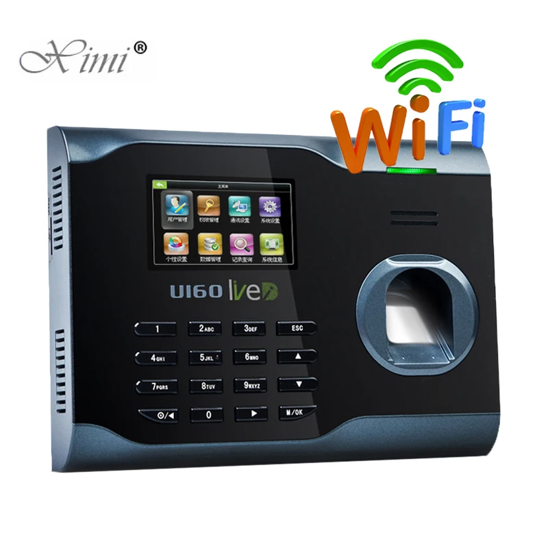 

ZK U160 Biometric Fingerprint Time Attendance WIFI TCP/IP USB Fingerprint Time Clock Time Recorder Employee Attendance