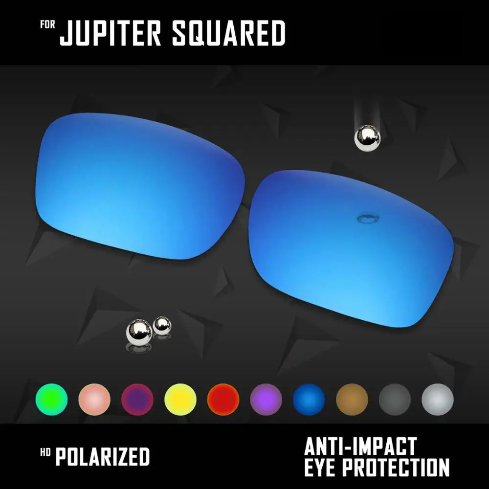 Oowlit Lenti Di Ricambio Per Oakley Jupiter Squared Oo9135 Occhiali Da Sole Polarizzati-Multi Colori