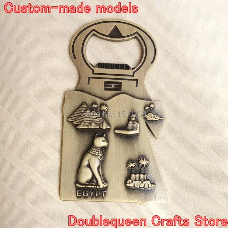Factory Direct Sell Custom made Country Egypt Metal Souvenirs Fridge