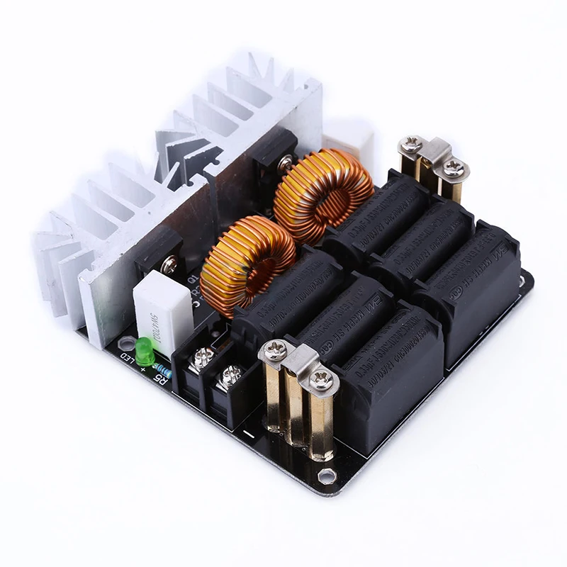 New 1000W ZVS Low Voltage Induction Heating Heater DIY Board Module with Tesla Coil DIY tools