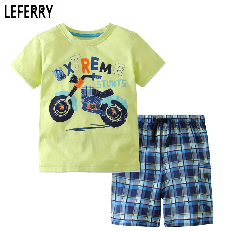 

Children Boy Clothing Sets Summer Boys Clothes Children Clothing T-shirt+Shorts Kids Clothes Toddler Boy Outfits Sport Suits