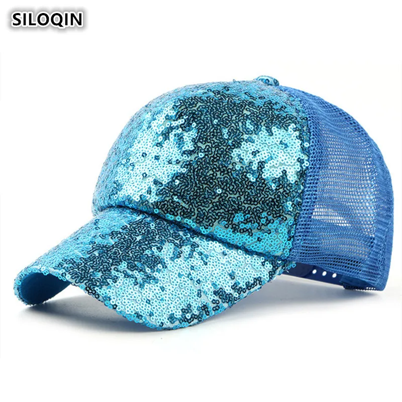 

SILOQIN Adjustable Woman's Summer Hat Snapback Trend Quick-drying Breathable Baseball Cap Leisure Tourism Motion Sunscreen Hats