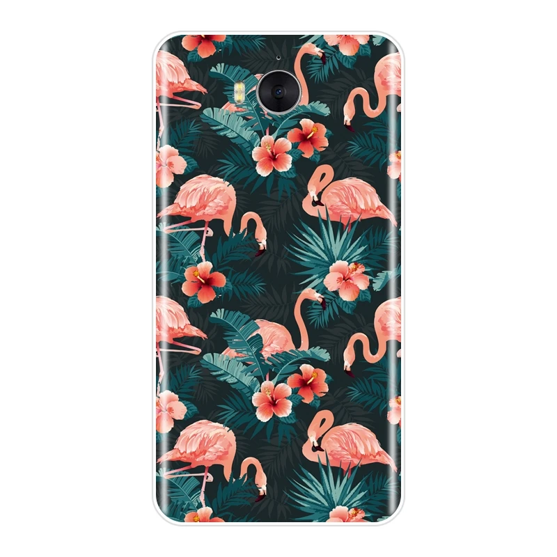 Задняя крышка для huawei Y3 Y5 Y6 II Y7 2017 Pro Модный мягкий силиконовый чехол телефона с