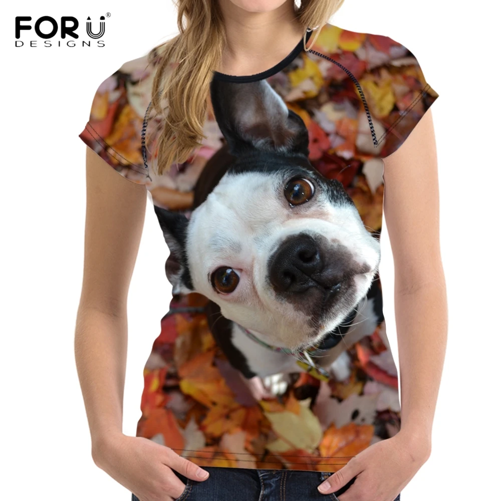 Aliexpress.com : Buy FORUDESIGNS Cute 3D Boston Terrier