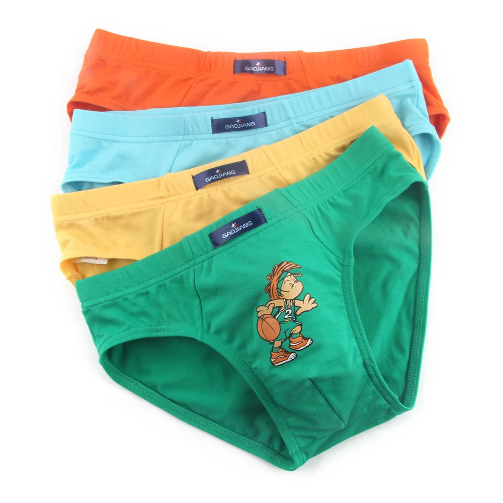 

2018 New 2 Pcs/lot Bamboo Fiber Underpants Comfortable Breathable Underwear Kids boys Boxer for 3-10Yrs Boys Briefs QS1005