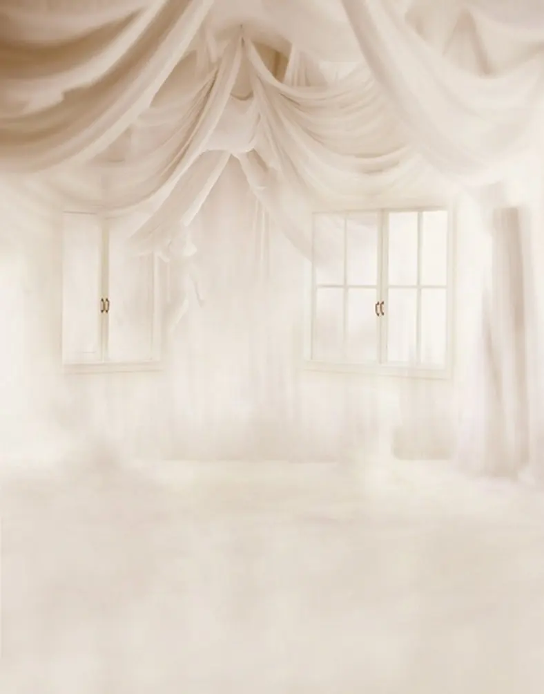 

White Room Screen Photography Backdrops Photo Props Studio Background 5x7ft