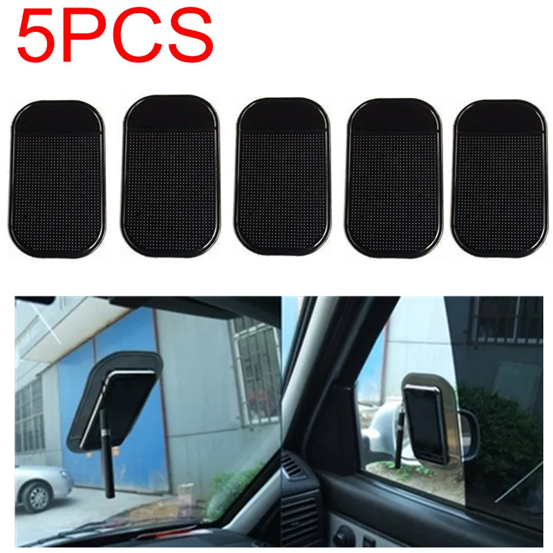 5pcs lot Free Shipping font b Car b font Use Black Anti Slip Mat Silicon Gel