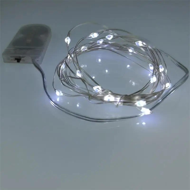 8 Silver Wire LED String lights Holiday lighting Fairy Garland For Christmas Tree Wedding Party Decoration LED Starry String light
