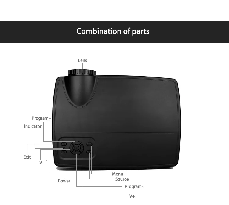 Светодиодный HD проектор, SV-328, Android, WiFi, Bluetooth, 1080 P, для офиса, домашнего кинотеатра, мультимедиа, видеоигры, Proyector Beamer