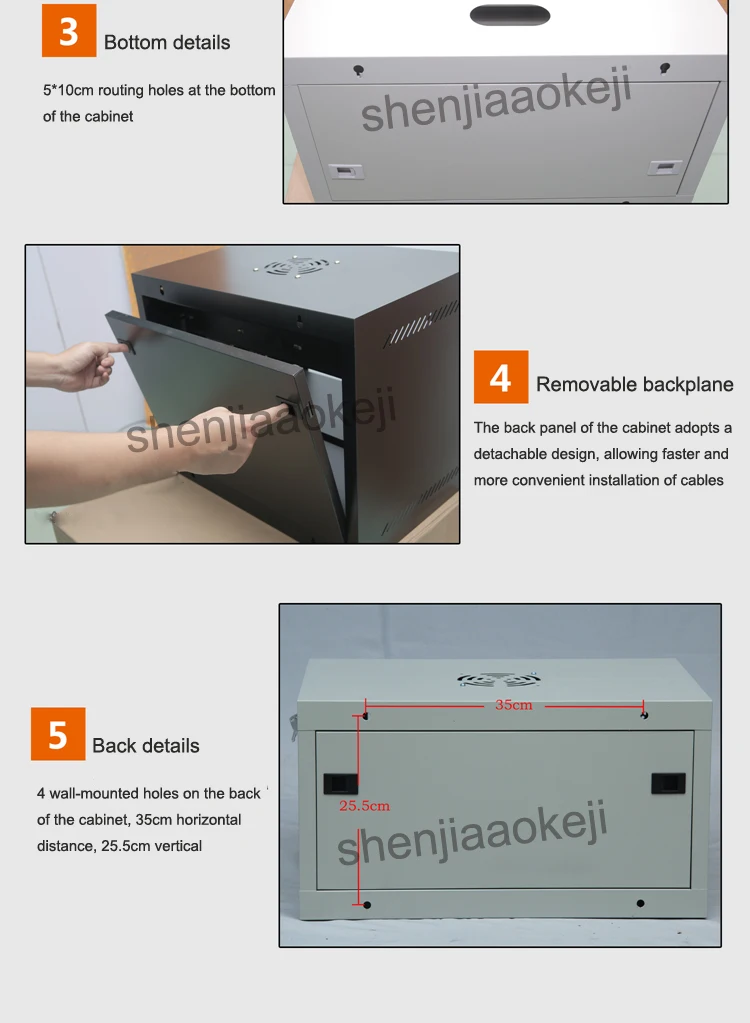 220 V/110 V 6U сетевой шкаф настенный шкаф контроля слабый-коробка ...