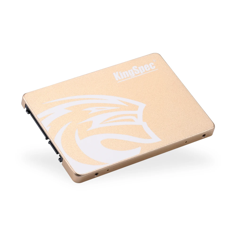 KingSpec SSD 480gb 2.5 SATA 480 gb ssd SATA III 500gb SSD hdd Internal Solid State Drive Gold Metal for Desktop Laptop PC gift
