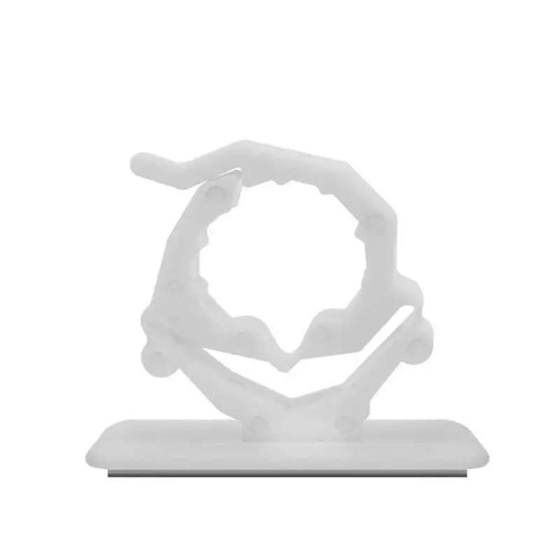 

Fishing Rod Buckle Self-adhesive White Clip Lock Wall Mounted Paste Bracket
