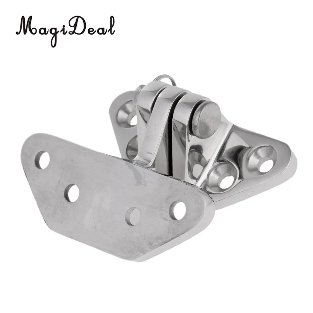 4 Pieces Durable 316 Stainless Steel Hatch Hinge with Removable Pin Marine Boat Hardware