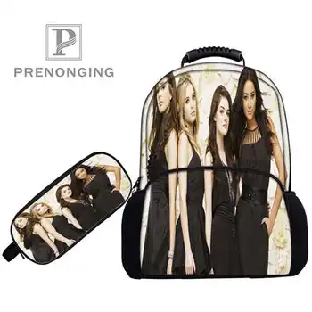 

Custom 17inch Pretty-Little-Backpacks Pen Bags 3D Printing School Women Men Travel Bags Boys Girls Book Computers Bag#1031-01-63