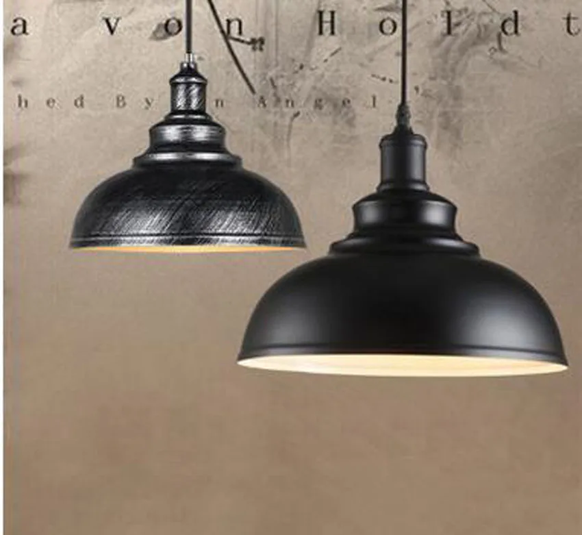 

vintage iron lid pendent lights dia 40cm led E27 American brief dining room pendent lamps A008/40
