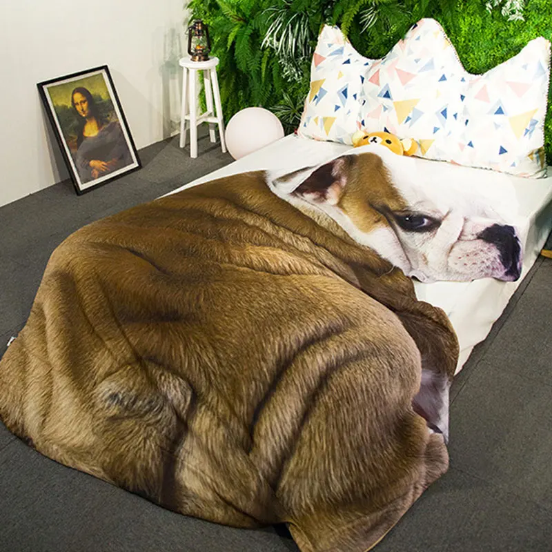 

Student Children Multifunctional Bedroom Blankets Sheets Baby Polyester Duvet Cover Baby Super Soft Animal Print Blankets Photo
