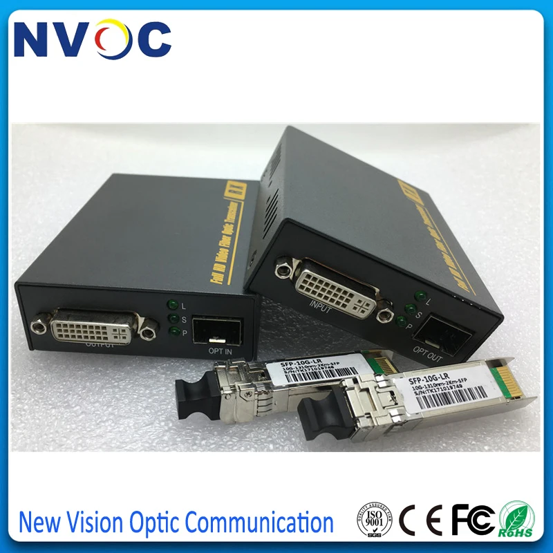 

Оптоволоконный удлинитель DVI-D без сжатия, одномодовый, двойное волокно, 10G DX SFP,2 км, евро зарядка, DVI для оптоволоконного трансивера