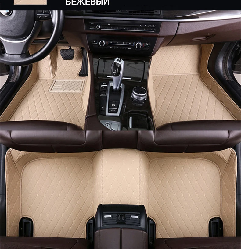 Авто Пол коврик для ног jaguar xf xj F-PACE XJL F-TYPE XK XFL XEL автомобильные аксессуары водонепроницаемый Стайлинг