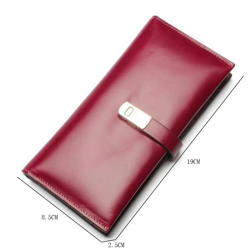 Кошелек HMILY Женский из натуральной воловьей кожи|wallet long|genuine leather women walletleather wallet |