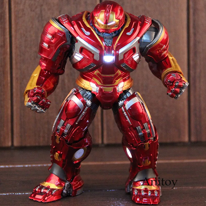 Marvel Мстители Бесконечность войны Mark44 Халк Бастер фигурки халкбастер ПВХ Коллекционная модель игрушки с светодиодный светильник