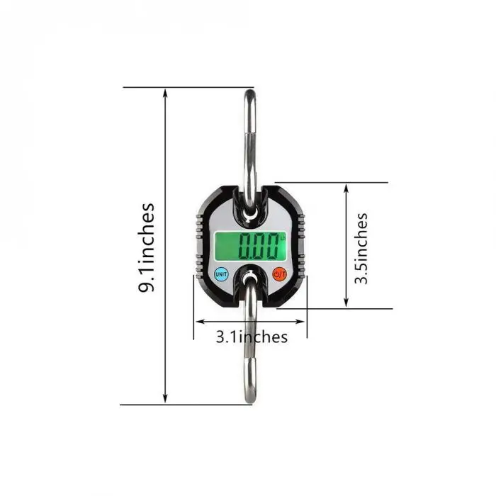 150 кг/330Lb цифровой висит кран сверхмощный Почтовый Весы чемодан Рыбалка инструмент 2019