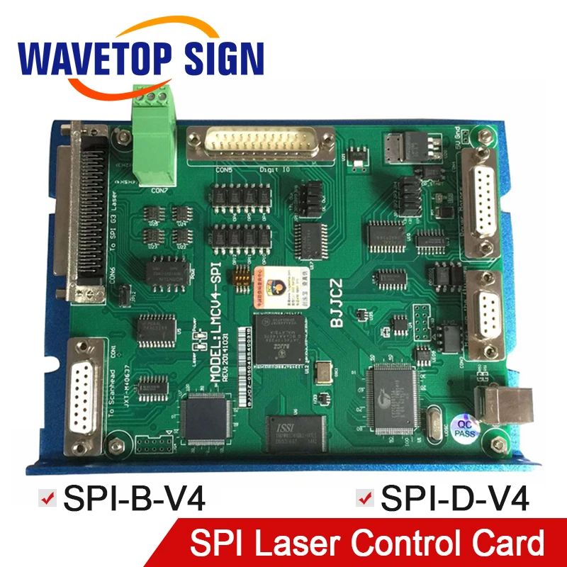 

JCZ SPI Laser Control Card SPI-D-V4 SPI-B-V4 use for SPI Laser Module G3/G4 Laser + Software EZCAD V2+Manual