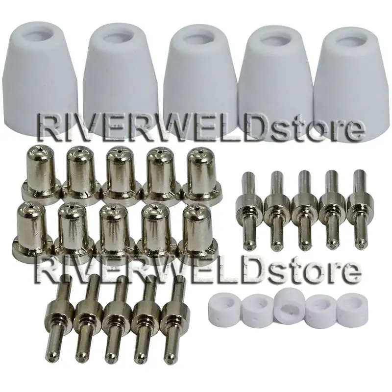 10pcs LG-40 PT-31 Air Plasma Cutter Cutting Consumables Ceramic Shield Cup 18204