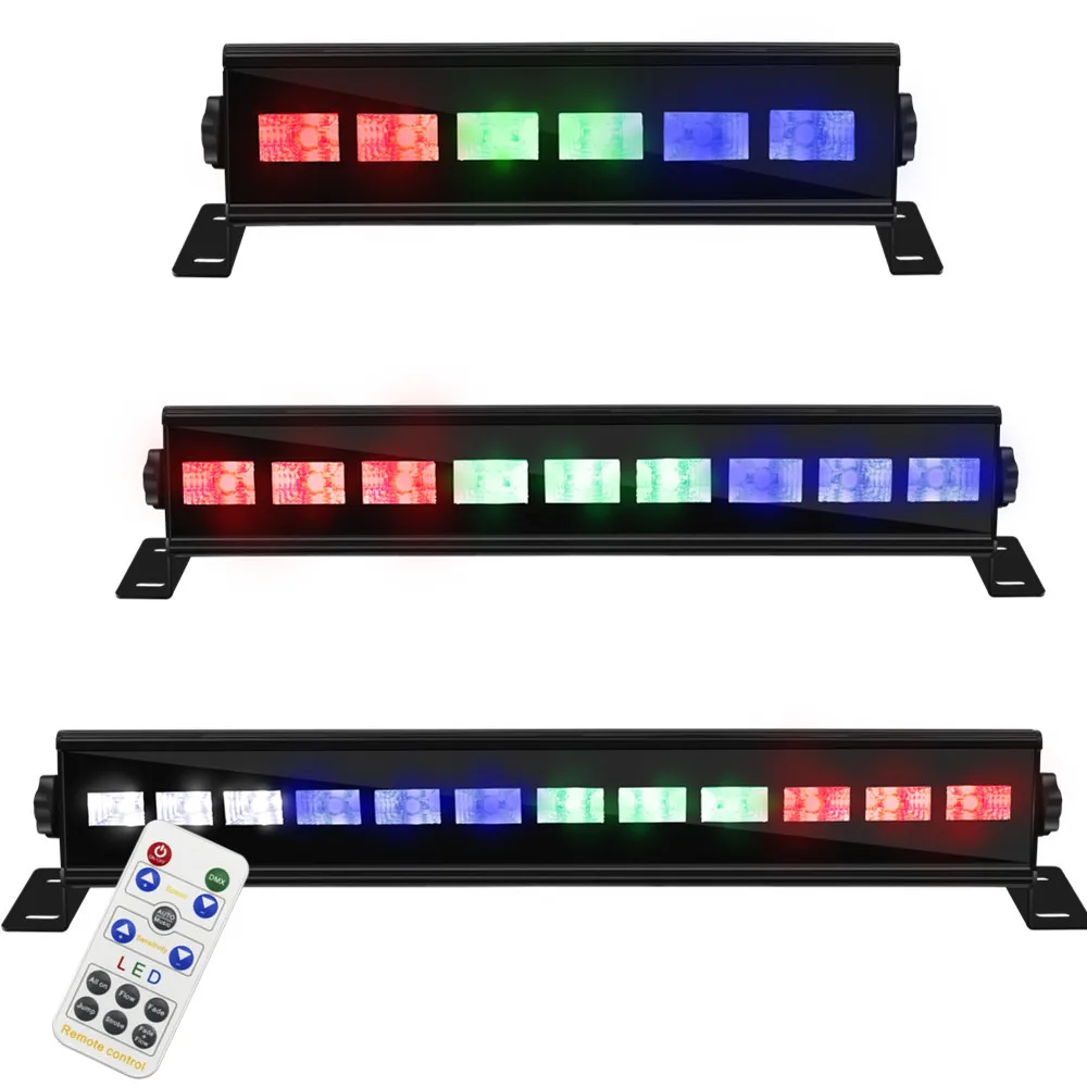 УФ RGB RGBW Led Bar светильник s с дистанционным управлением DMX сцсветильник освещение