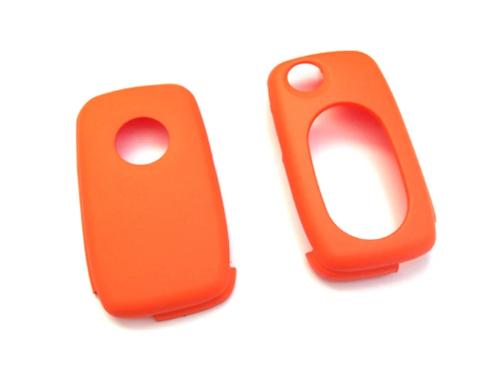 

Orange Remote Key Protection Case OVAL Key Pad 2 3 Button For VW Golf Jetta MK4