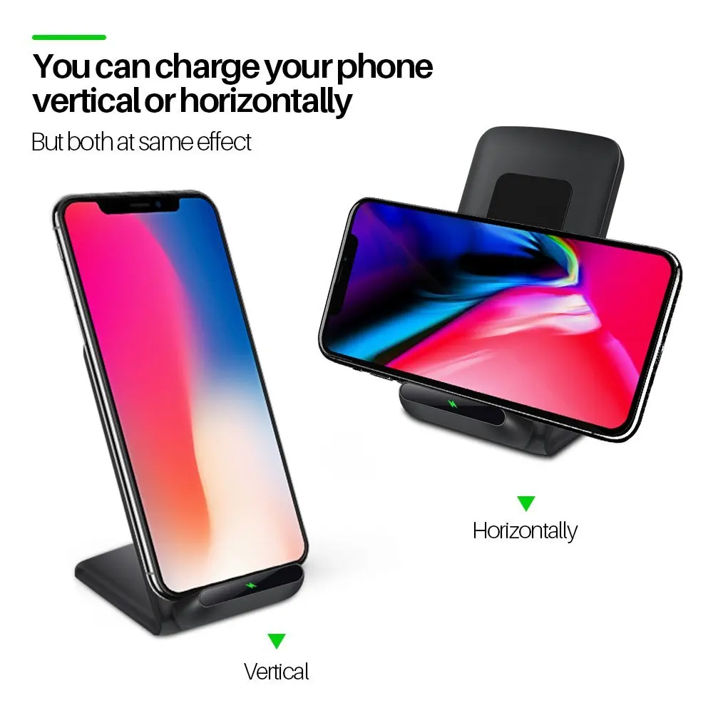 Coofun Qi Беспроводное зарядное устройство 5 Вт для iPhone X 8 samsung Note S8 Plus S7 S6 Edge телефон