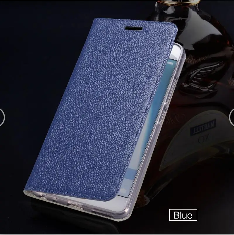 LANGSIDI кожаный флип-чехол с текстурой личи для samsung Galaxy A50 A70 A30, подставка для карт, бумажники, чехол ручной работы для samsung s10e a7 - Цвет: 05-Blue
