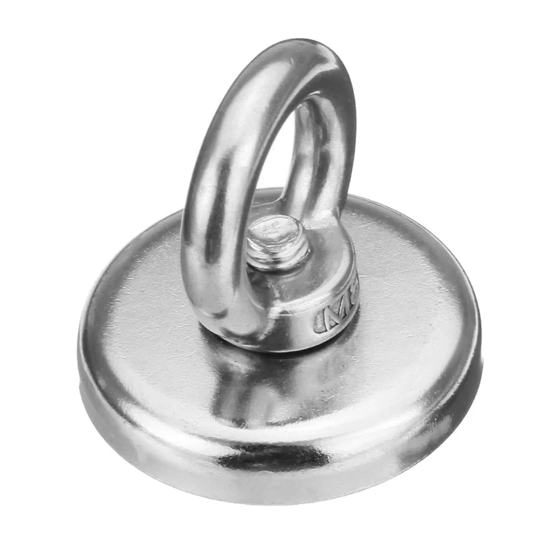 

Multifunction 1Pcs 48mm 90KG Neodymium Recovery Magnet Metal Detector for Treasure Hunting Fishing Sucker Recovering