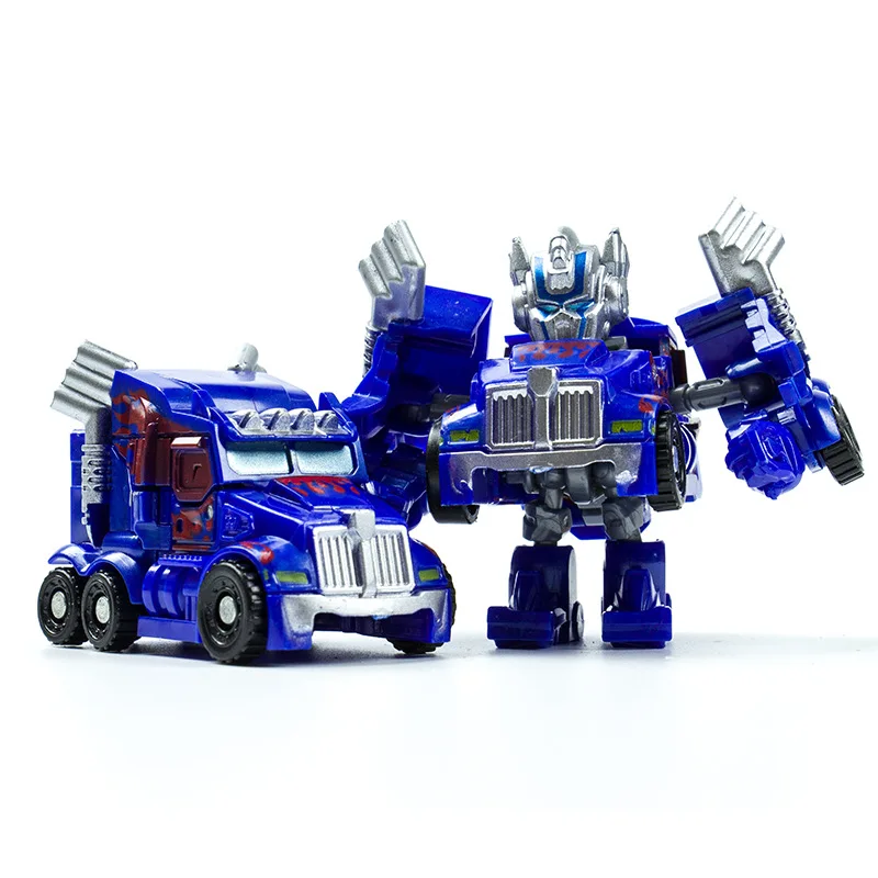DREAMME Mini Robot Car Transformation Robots toys Classic Action Figures for Children play game dolls 170431