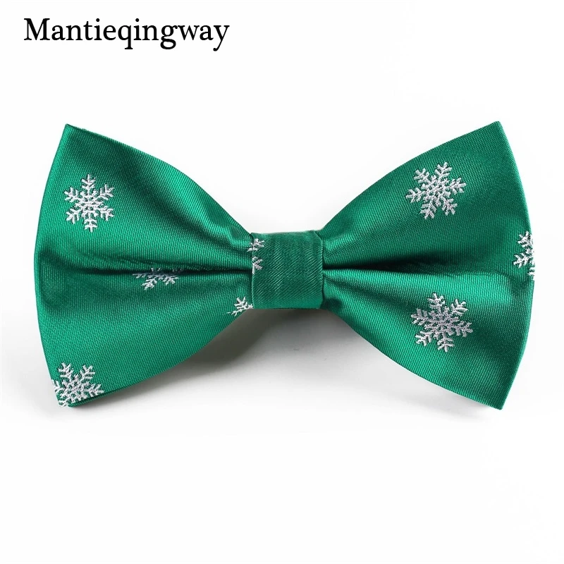 Mantieqingway рождественские галстуки-бабочки для мужчин рубашки Gravatas Corbatas тонкие Vestidos