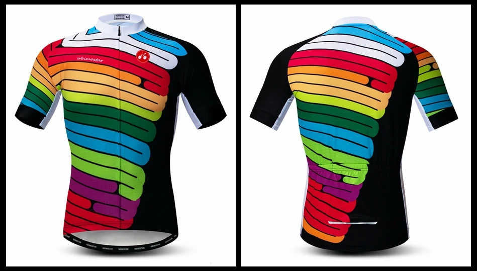 Weimostar Велоспорт Джерси pro team велосипедная одежда летняя короткий рукав быстросохнущая MTB велосипед Джерси дышащая одежда для велоспорта