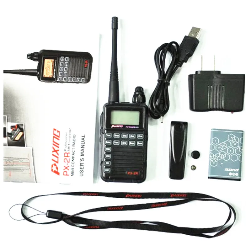 Двухсторонняя радиостанция PX2R Plus version UHF mi ni 400 470 МГц FM трансивер PX 2R cb ham мини