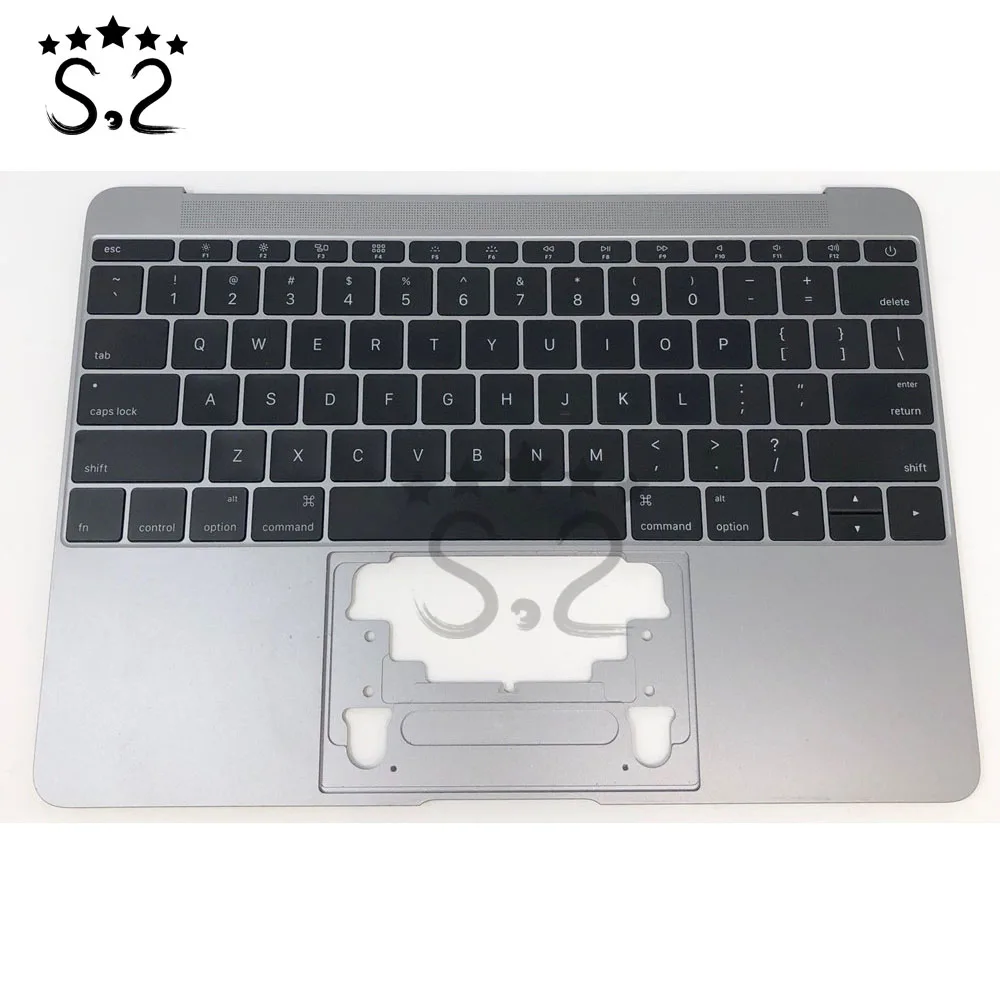 Серебряный чехол для Macbook A1534 Pro 12 &quotRetina Top Case Замена 99% Новый 2015|Клавиатуры замены|