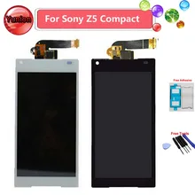 New LCD Display With Touch Screen Digitizer For Sony Z5 Mini Z5 Compact E5823 E5803 Free Shipping