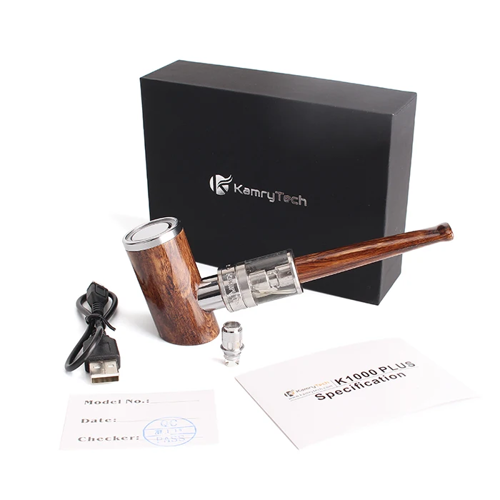 ==> [Free Shipping] Buy Best 2017 New Authentic Kamry K1000 Plus E Pipe kit built-in 1100mAh Battery K1000 plus Atomizer e Pipe Mod vaporizer Online with LOWEST Price