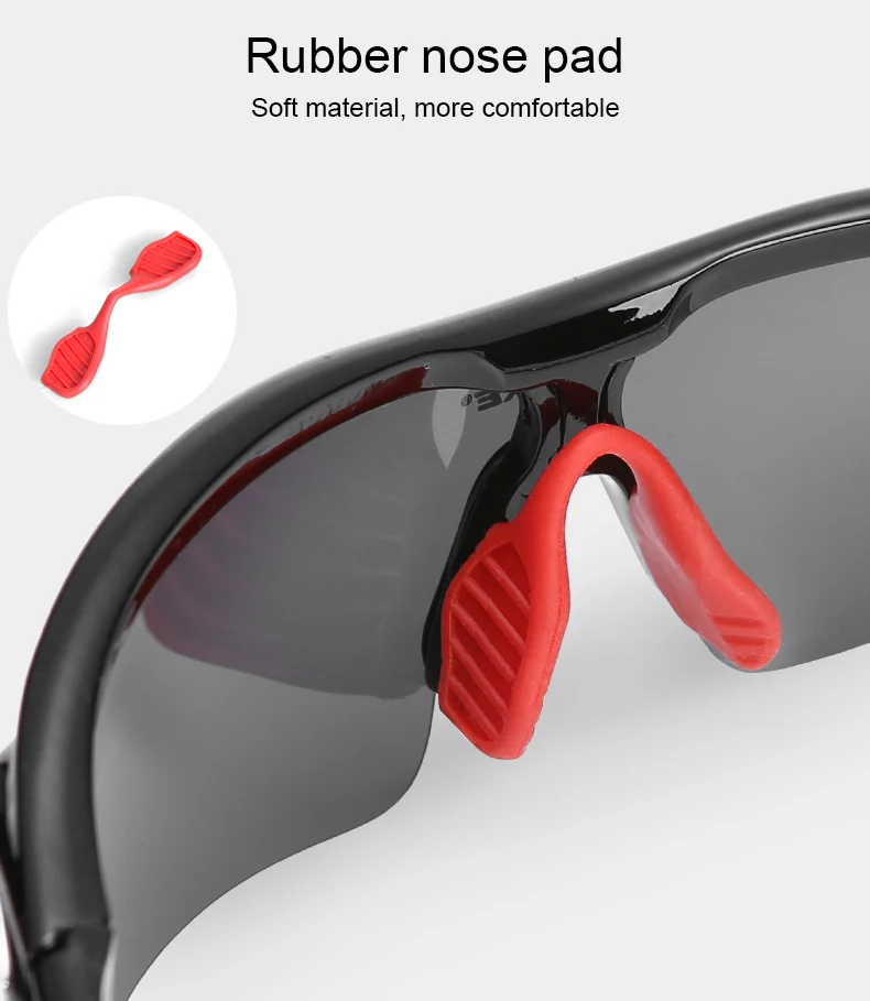 INBIKE поляризационные солнцезащитные очки для велоспорта, для спорта на открытом воздухе, для велосипеда, солнцезащитные очки TR90, очки с 5 линзами, Аксессуары для велосипеда