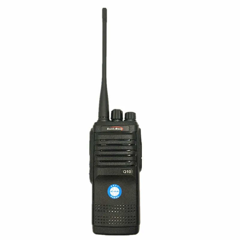 2 шт. Xunlibao Q10 Walkie Talkie высокомощное двухстороннее радио UHF портативное Ham FMR 10 Вт