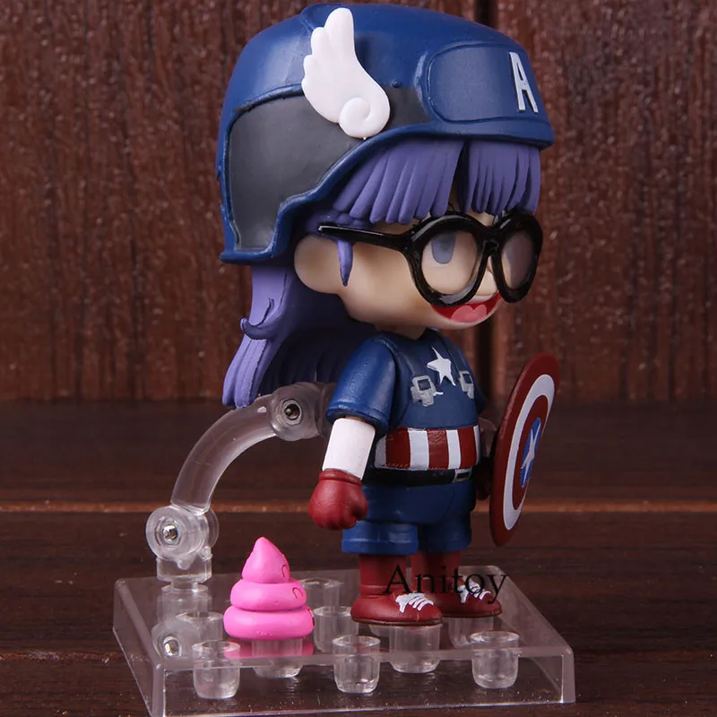 Nendoroid Dr Slump Arale Norimaki косплей Капитан Америка Arale кукла ПВХ Dr. Slump фигурка Коллекционная модель игрушки