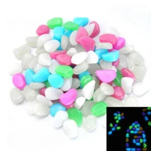 10 шт./партия красивый светящийся каменный аквариум с рыбками внизу пейзаж камень Садоводство пейзаж искусственный камень светится в темноте игрушка