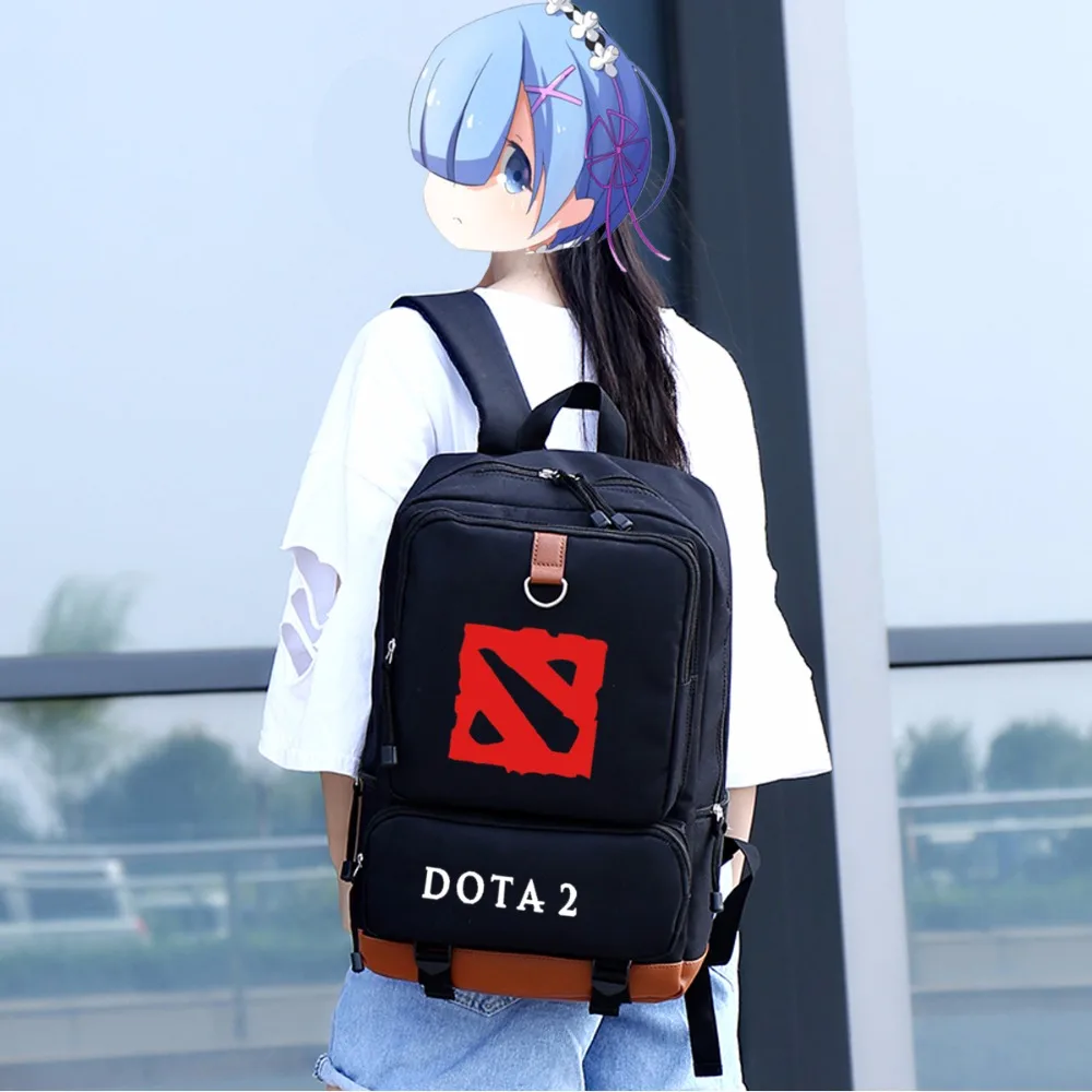 Рюкзак WISHOT DOTA 2 с логотипом CSGO для подростков мужская сумка мальчиков