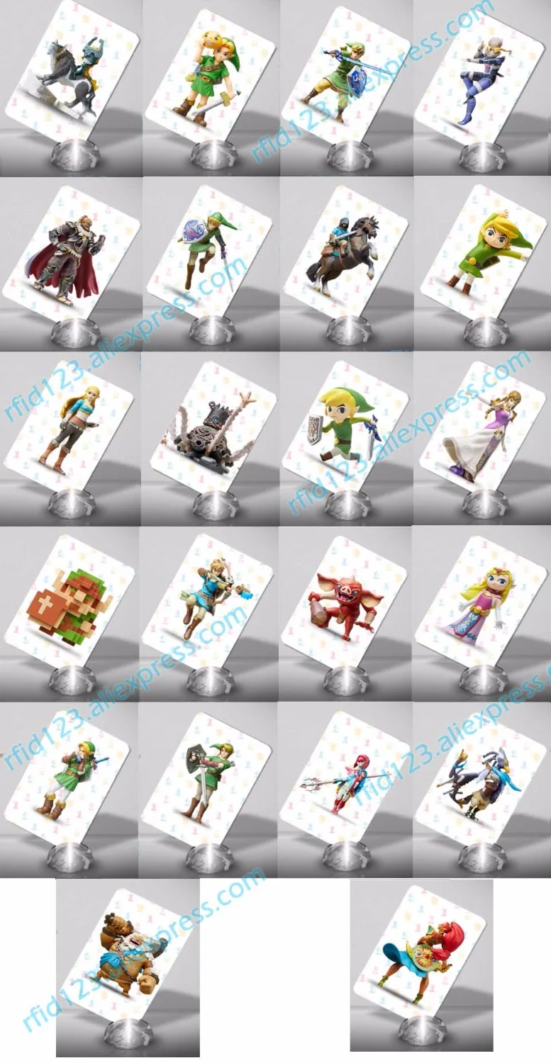 

24PCS NFC Card NTAG215 work for Zelda Legend Tagmo Wrote with new Link's Awakening