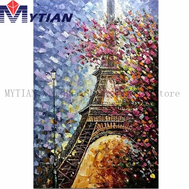 18092881 DIY FamouseTower Diamond Painting,Square Round Full Drill Diamond Painting Kit,Landscape 5D Diamond Embroidery Paint by Number