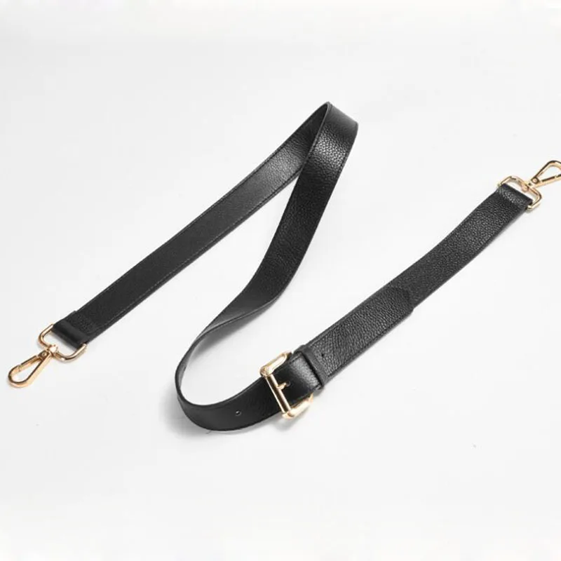 IMIDO 130cm Genuine Leather long bag Strap for Handbags Women replacement straps shoulder belt accessories parts Brown STP027