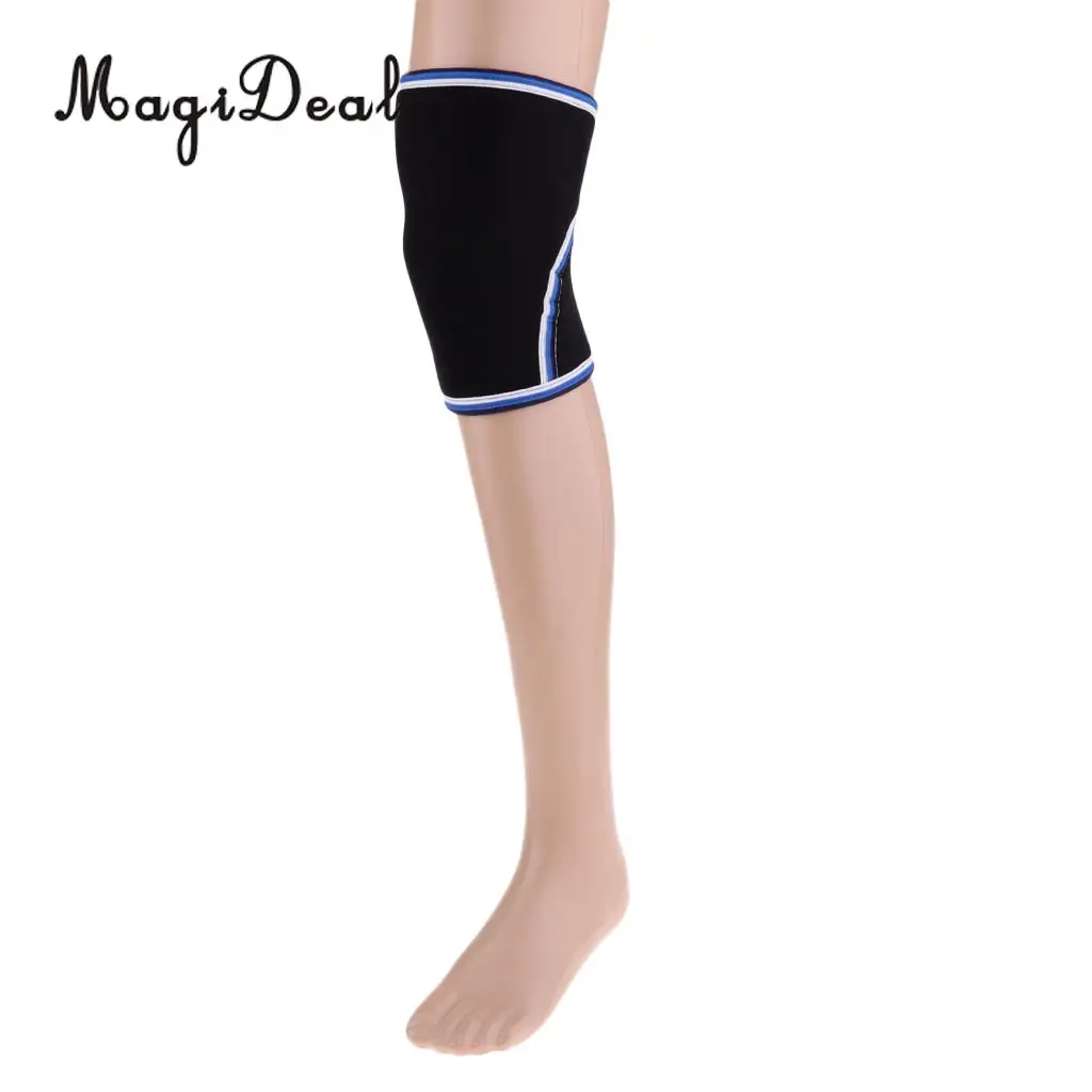 1 Pair 7mm Neoprene Compression Knee Brace Support for Weightlifting, Powerlifting, Squatting Fitness,Basketball