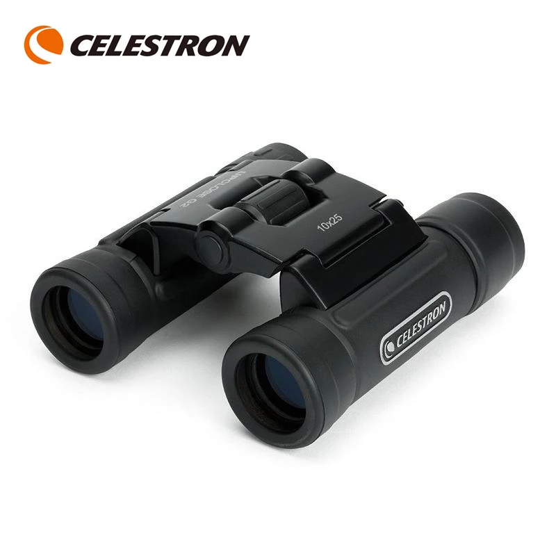 Бинокль Celestron UpClose G2 10x25, телескоп высокой мощности, мульти-бинокли с покрытием для охоты, туризма, кемпинга, путешествий